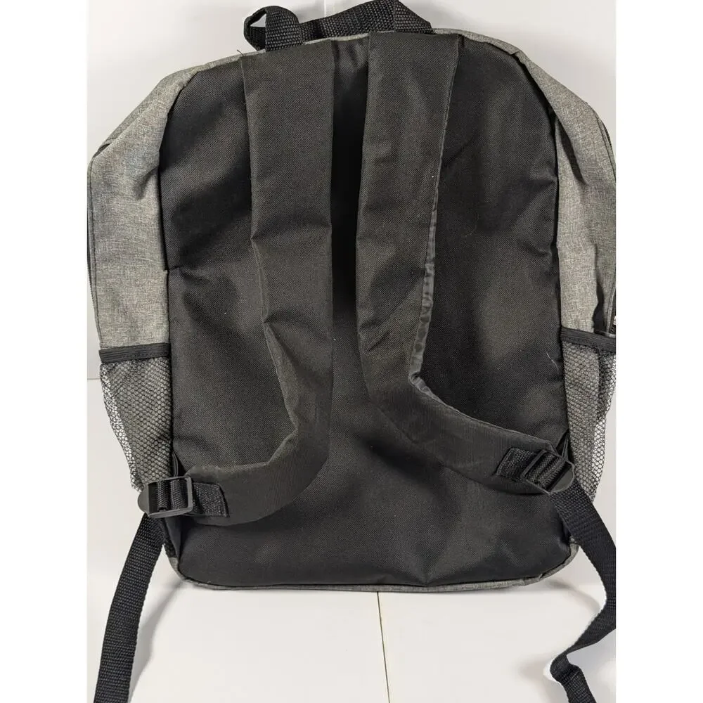 Boeing Gray Laptop Backpack Travel School Work Book Bag Carry-On Daypack